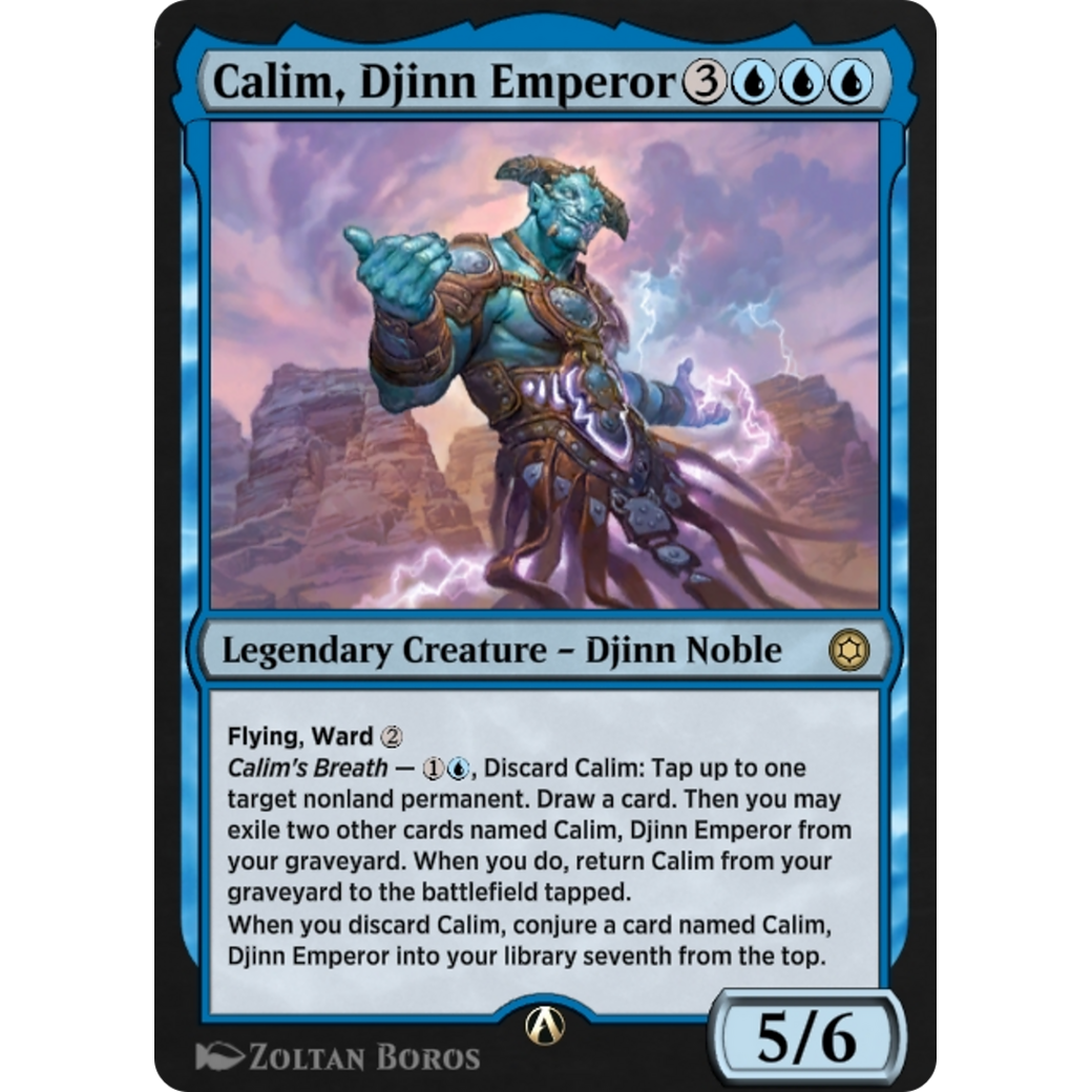 Calim, Djinn Emperor (HBG-033) - Alchemy Horizons: Baldur's Gate