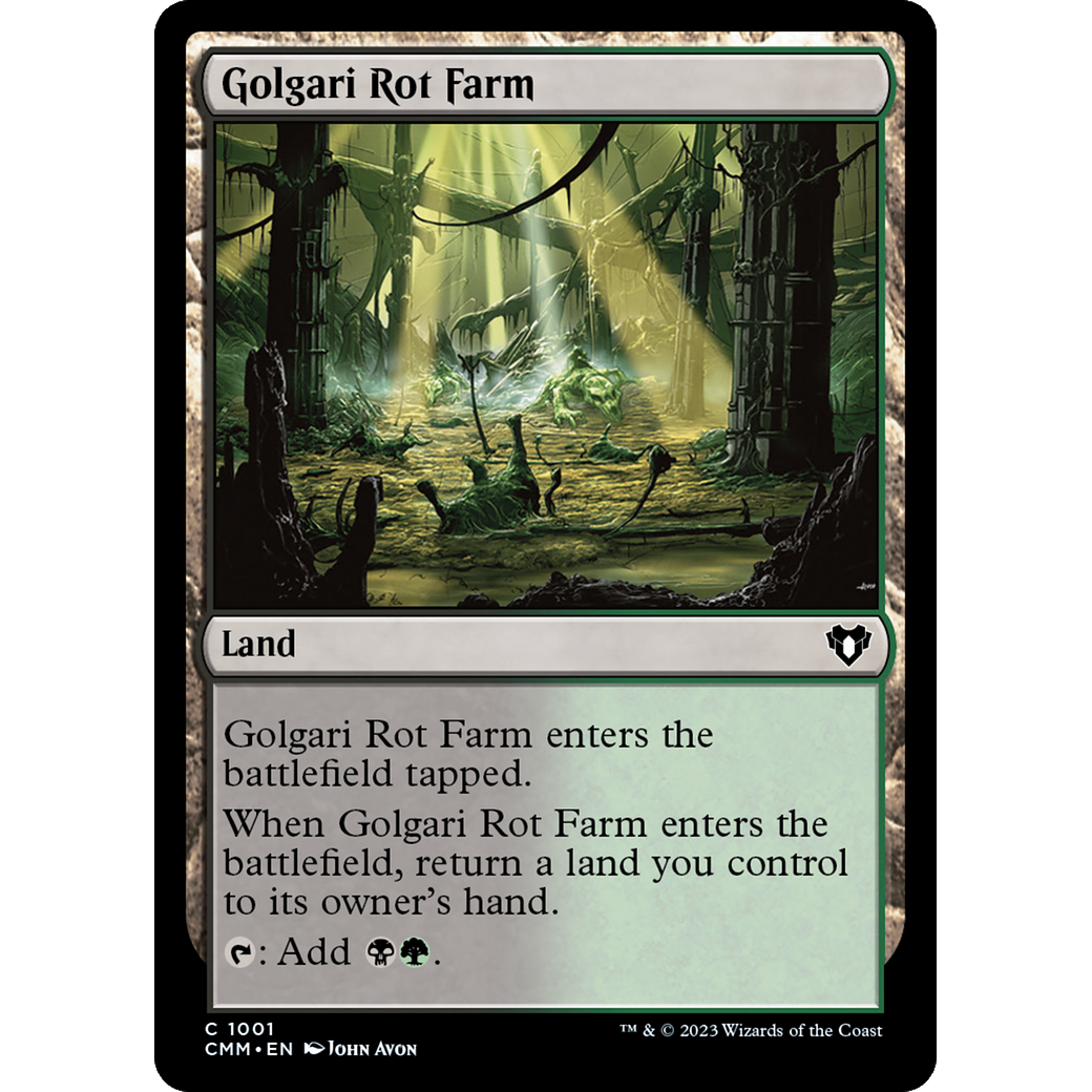 Golgari Rot Farm (CMM-1001) - Commander Masters