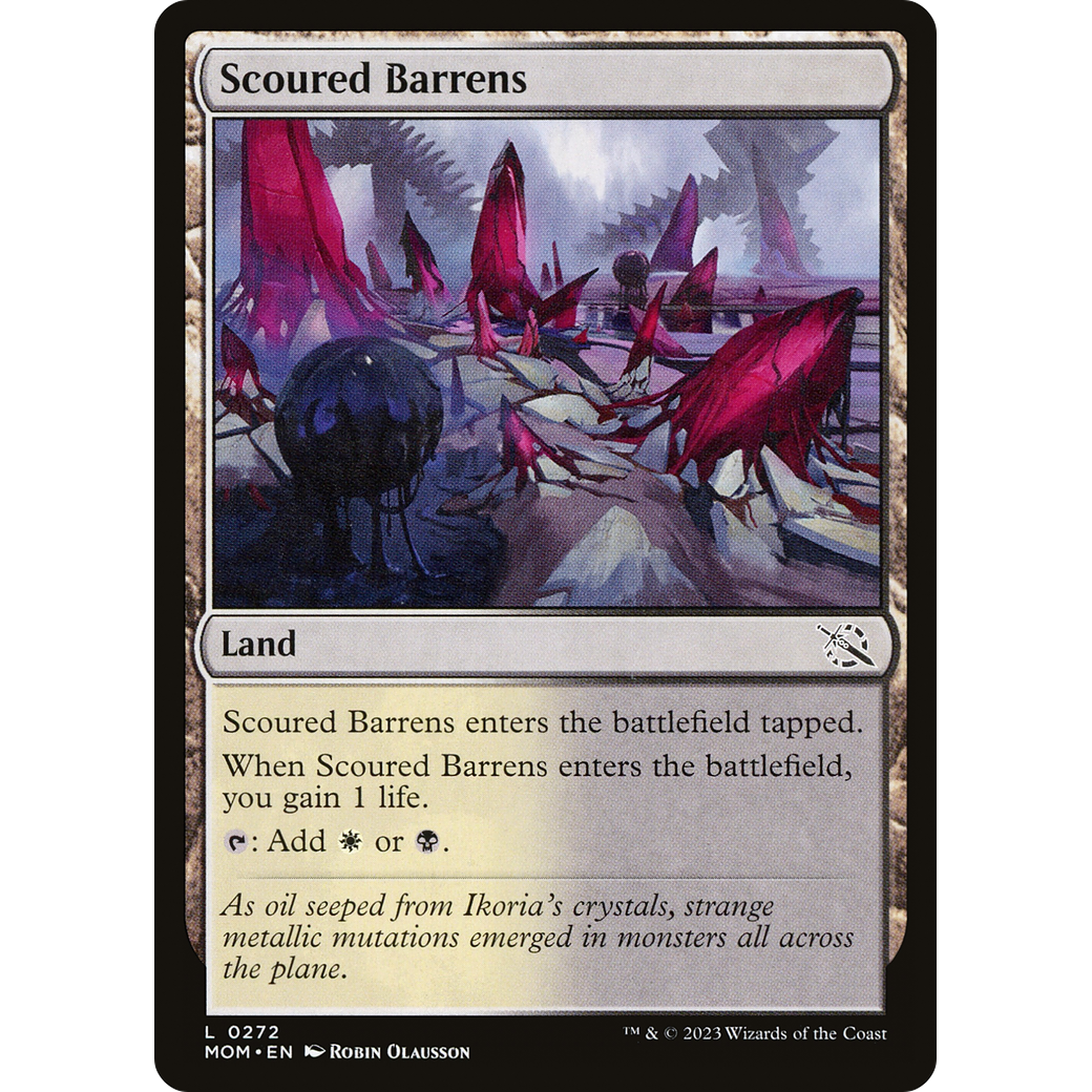 Scoured Barrens (MOM-272) - March of the Machine Foil