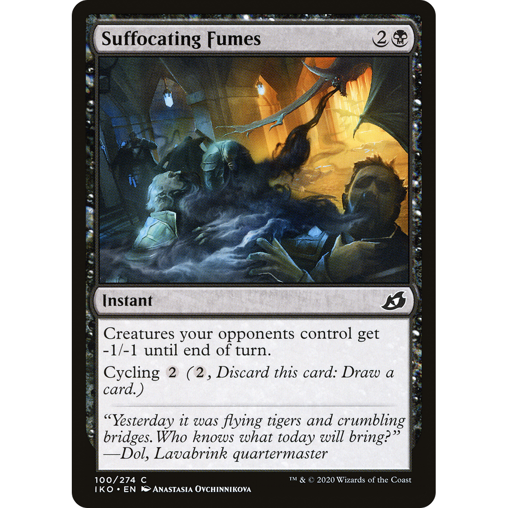 Suffocating Fumes (IKO-100) - Ikoria: Lair of Behemoths Foil