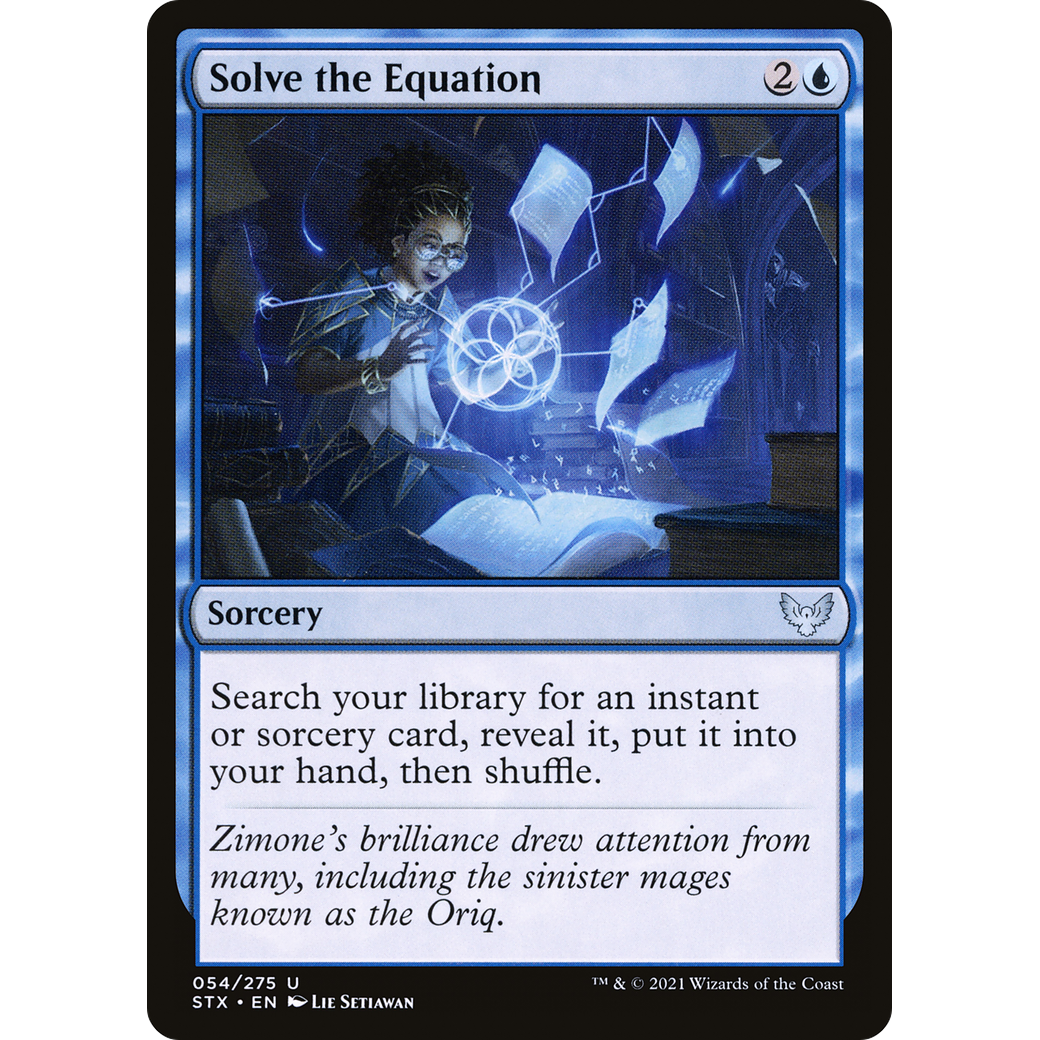 Solve the Equation (STX-054) - Strixhaven: School of Mages