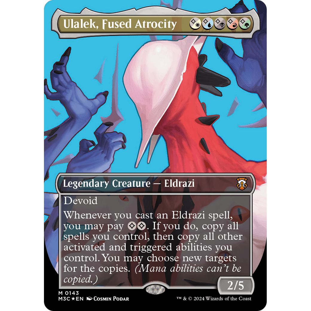 Ulalek, Fused Atrocity (M3C-143) - Modern Horizons 3 Commander (Borderless) Foil