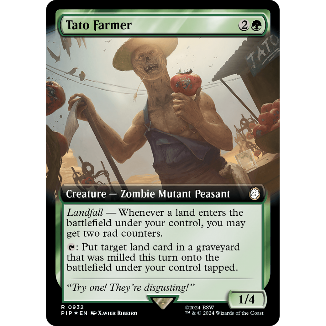 Tato Farmer (PIP-932) - Fallout: (Extended Art) Foil