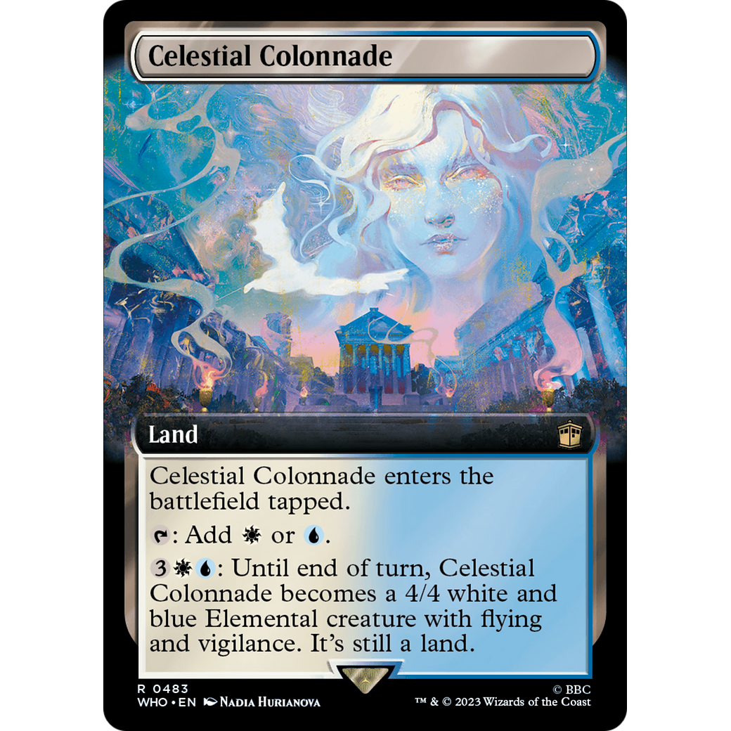Celestial Colonnade (Extended Art) (WHO-483) - Doctor Who: (Extended Art) Foil