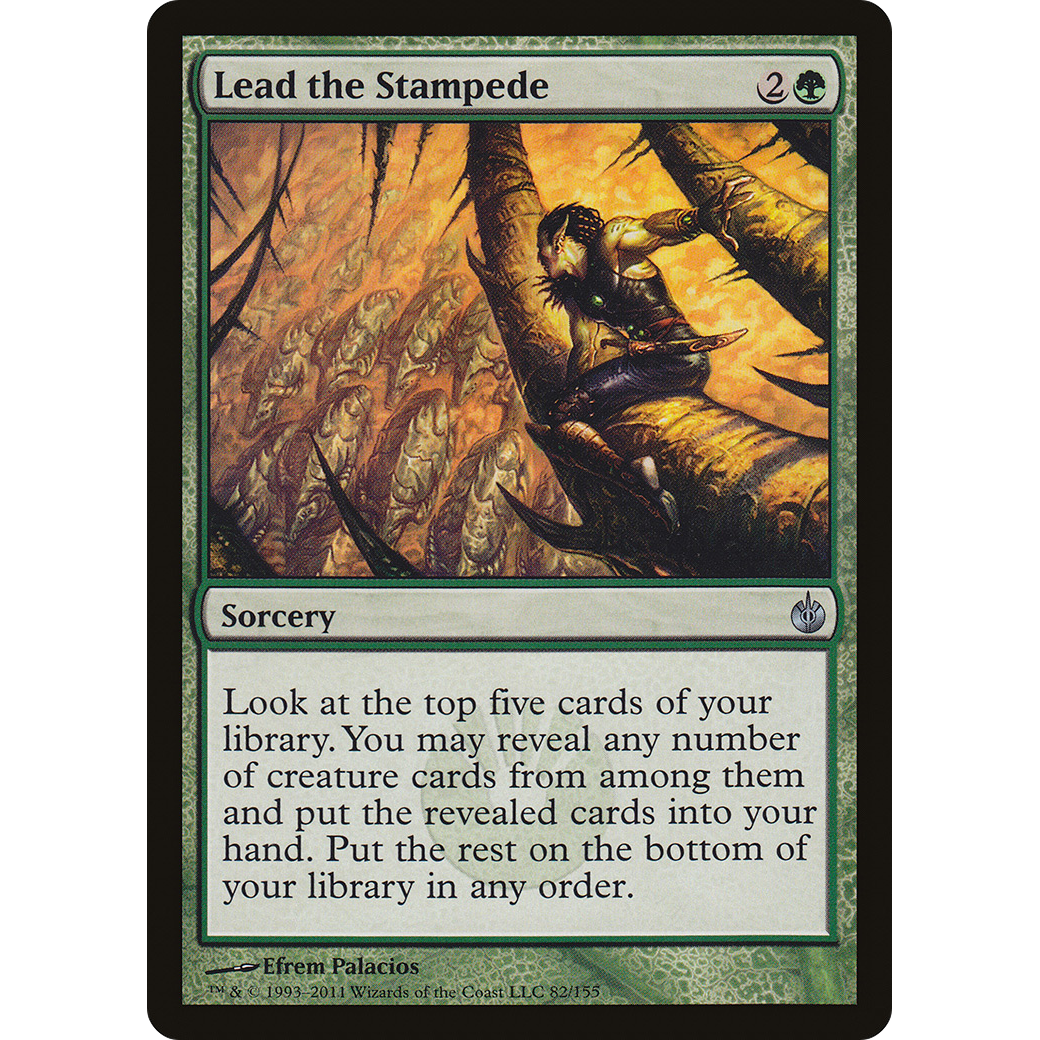 Lead the Stampede (MBS-082) - Mirrodin Besieged