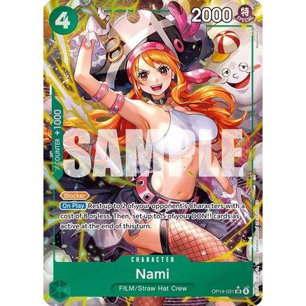 Nami (Alternate Art) (OP14-031) - The Azure Sea's Seven Foil