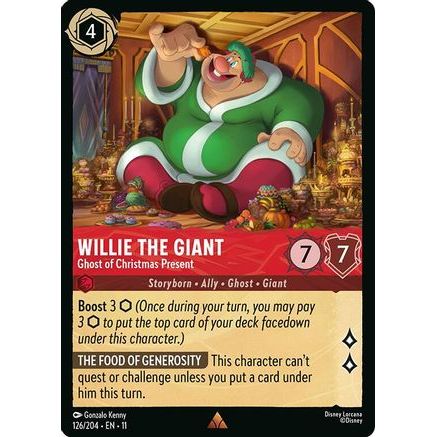 Willie the Giant - Ghost of Christmas Present (126/204) - Winterspell Cold Foil