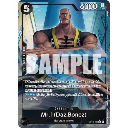 Mr.1 (Daz.Bonez) (Alternate Art) (OP14-090) - The Azure Sea's Seven Foil