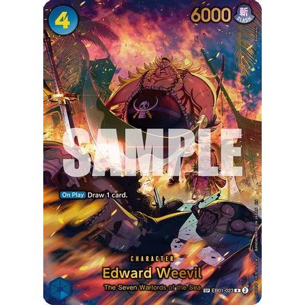 Edward Weevil - EB01-023 (SP) (EB01-023) - The Azure Sea's Seven Foil