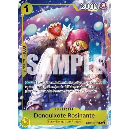 Donquixote Rosinante - OP12-108 (OP12-108) - The Azure Sea's Seven Foil