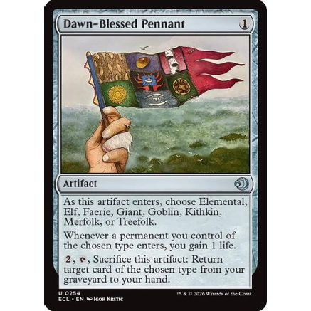 Dawn-Blessed Pennant (ECL-254) - Lorwyn Eclipsed Foil