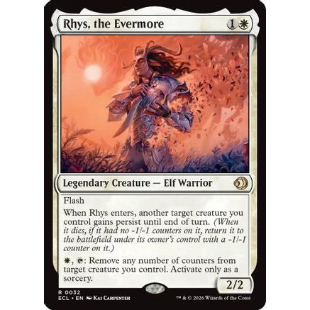 Rhys, the Evermore (ECL-032) - Lorwyn Eclipsed Foil