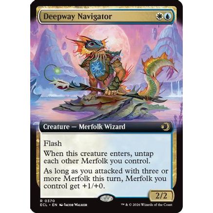 Deepway Navigator (Extended Art) (ECL-370) - Lorwyn Eclipsed