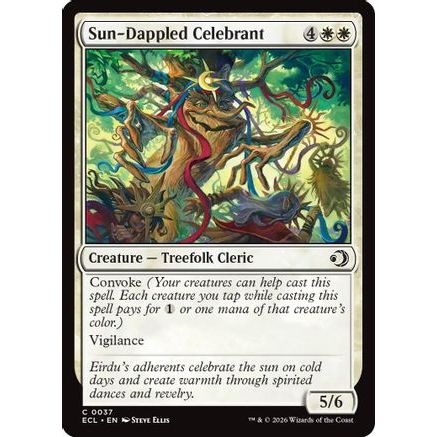 Sun-Dappled Celebrant (ECL-037) - Lorwyn Eclipsed