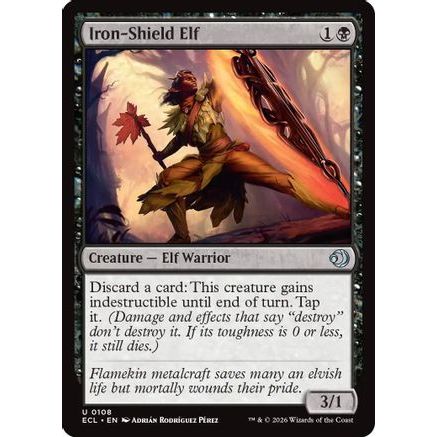 Iron-Shield Elf (ECL-108) - Lorwyn Eclipsed