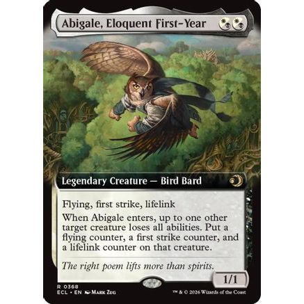 Abigale, Eloquent First-Year (Extended Art) (ECL-368) - Lorwyn Eclipsed