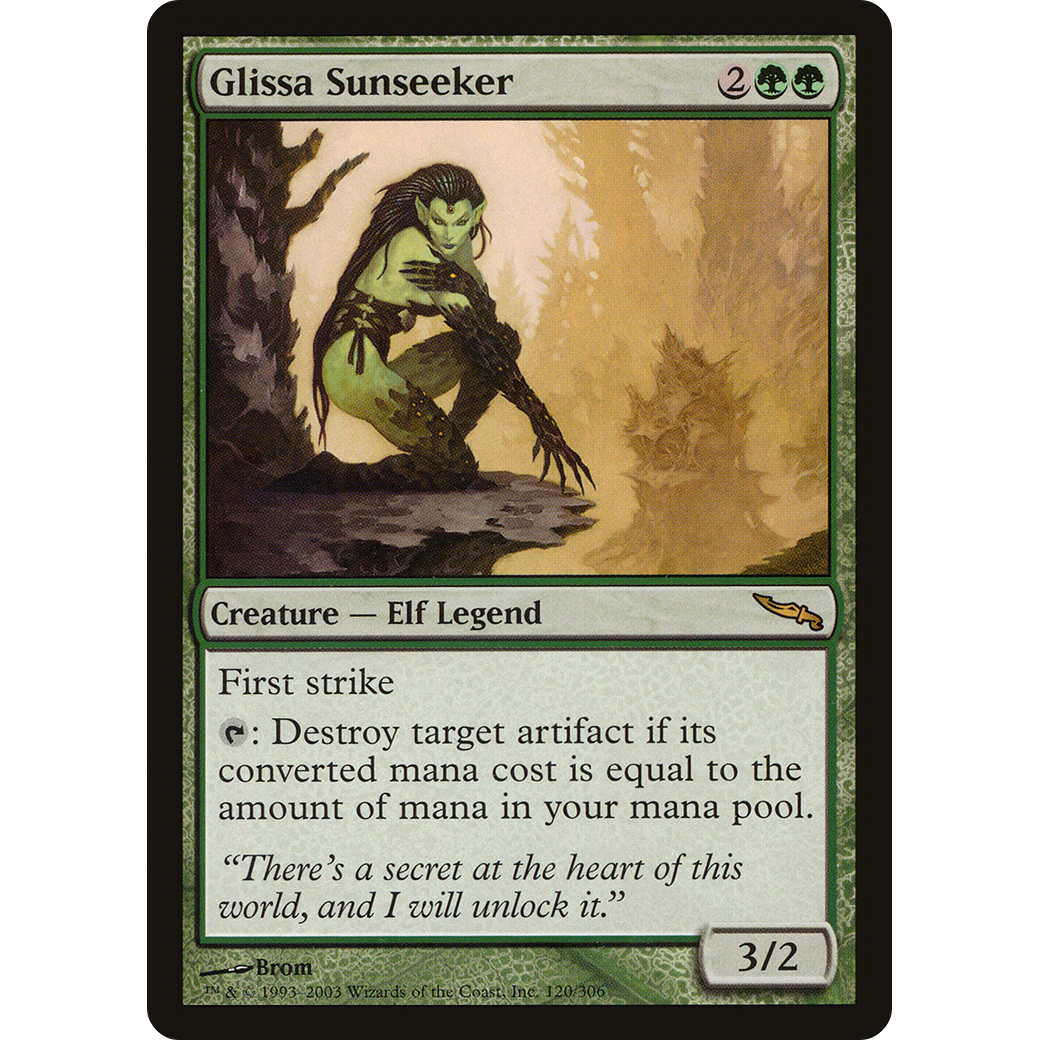 Glissa Sunseeker (MRD-120) - Mirrodin Foil