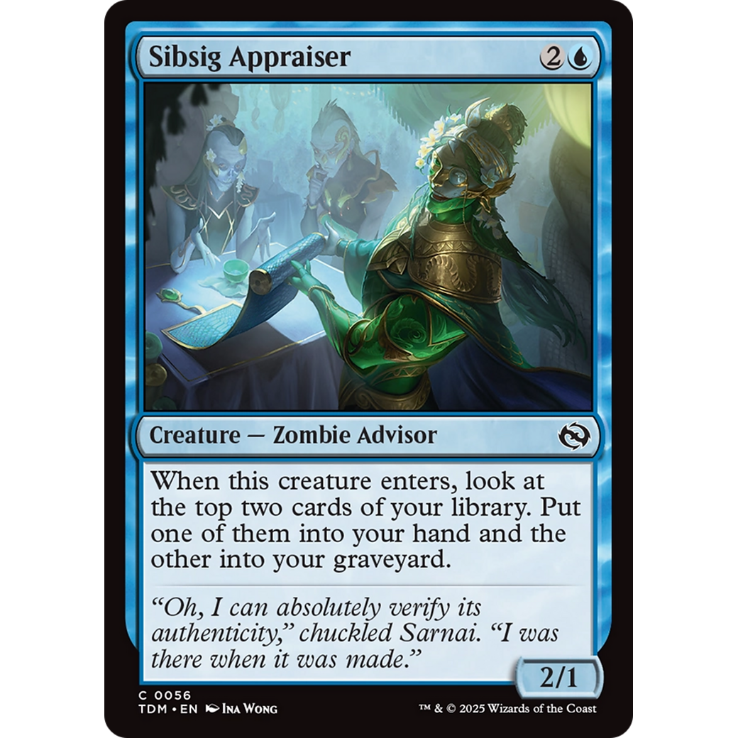 Sibsig Appraiser (TDM-056) - Tarkir: Dragonstorm Foil