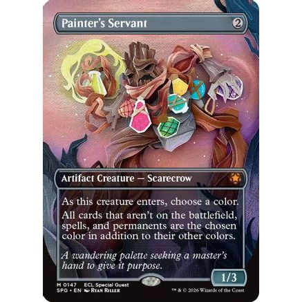 Painter's Servant (Borderless) (SPG-147) - Special Guests Foil