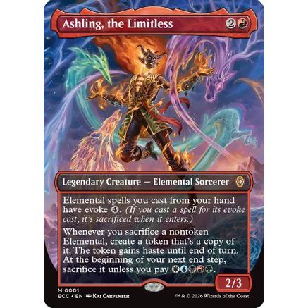 Ashling, the Limitless (Borderless) (ECC-001) - Commander: Lorwyn Eclipsed