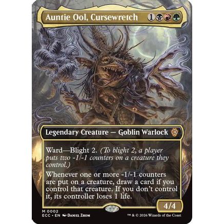 Auntie Ool, Cursewretch (Borderless) (ECC-002) - Commander: Lorwyn Eclipsed
