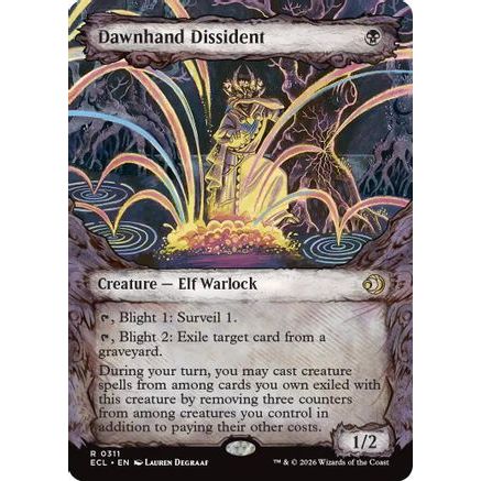 Dawnhand Dissident (Showcase) (ECL-311) - Lorwyn Eclipsed Foil