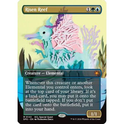 Risen Reef (Borderless) (SPG-143) - Special Guests Foil