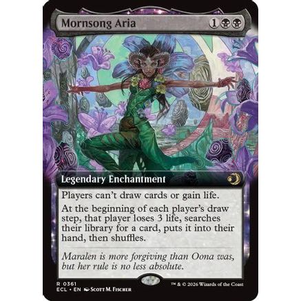 Mornsong Aria (Extended Art) (ECL-361) - Lorwyn Eclipsed Foil