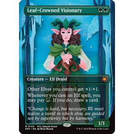 Leaf-Crowned Visionary (Borderless) (SPG-140) - Special Guests