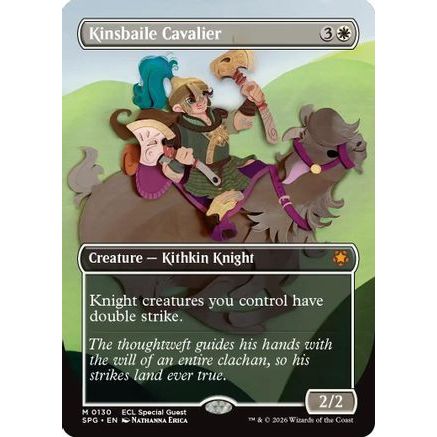 Kinsbaile Cavalier (Borderless) (SPG-130) - Special Guests Foil
