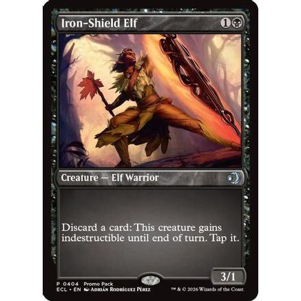 Iron-Shield Elf (PPECL-404) - Promo Pack: Lorwyn Eclipsed Foil