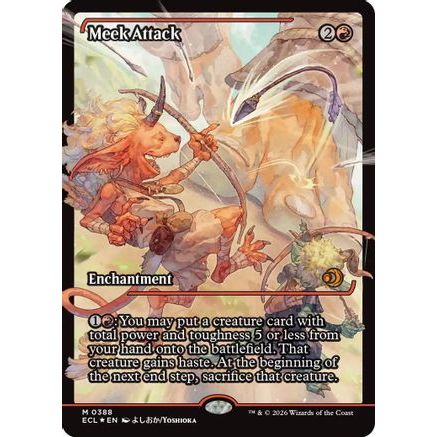 Meek Attack (0388) (Showcase) (ECL-388) - Lorwyn Eclipsed Foil