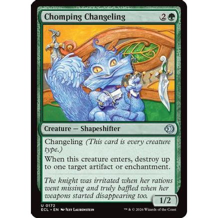 Chomping Changeling (ECL-172) - Lorwyn Eclipsed Foil