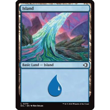 Island (0270) (ECL-270) - Lorwyn Eclipsed Foil