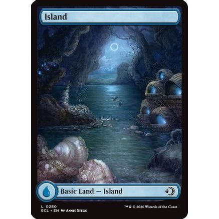 Island (0280) (ECL-280) - Lorwyn Eclipsed Foil