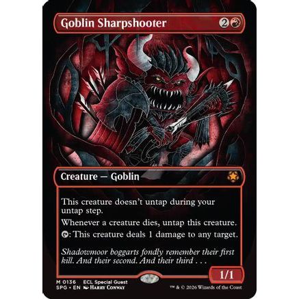 Goblin Sharpshooter (Borderless) (SPG-136) - Special Guests Foil