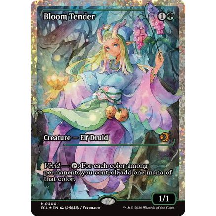Bloom Tender (0400) (Showcase) (Fracture Foil) (ECL-400) - Lorwyn Eclipsed Foil