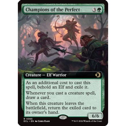 Champions of the Perfect (Extended Art) (ECL-365) - Lorwyn Eclipsed Foil