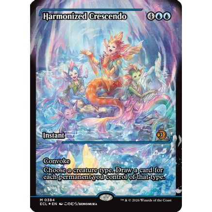Harmonized Crescendo (0384) (Showcase) (ECL-384) - Lorwyn Eclipsed Foil
