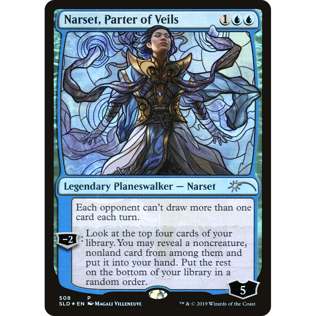 Narset, Parter of Veils (Stained Glass) (SLD-508) - Secret Lair Drop Foil