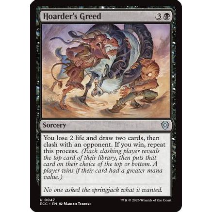 Hoarder's Greed (ECC-047) - Commander: Lorwyn Eclipsed