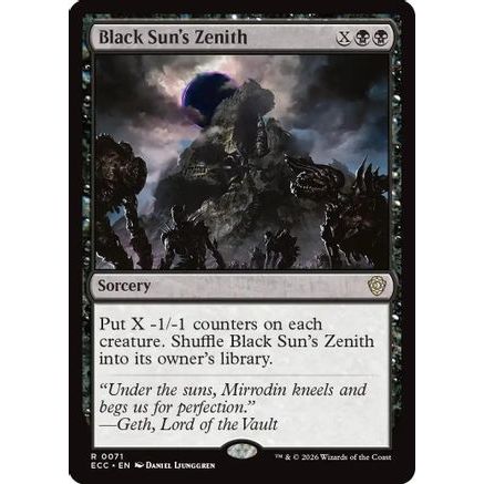 Black Sun's Zenith (ECC-071) - Commander: Lorwyn Eclipsed