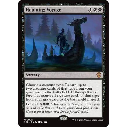 Haunting Voyage (ECC-075) - Commander: Lorwyn Eclipsed