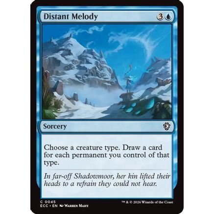 Distant Melody (ECC-045) - Commander: Lorwyn Eclipsed