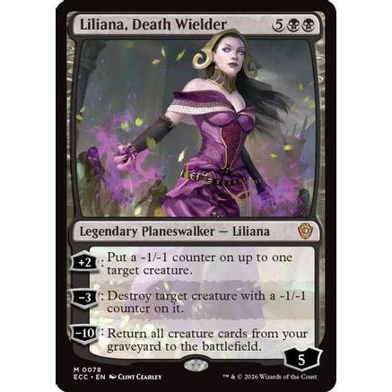 Liliana, Death Wielder (ECC-078) - Commander: Lorwyn Eclipsed
