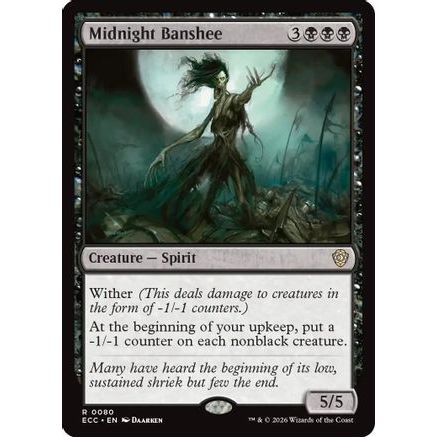 Midnight Banshee (ECC-080) - Commander: Lorwyn Eclipsed
