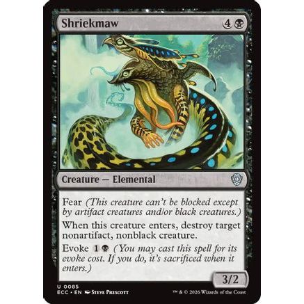 Shriekmaw (ECC-085) - Commander: Lorwyn Eclipsed