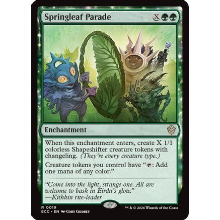 Springleaf Parade (ECC-019) - Commander: Lorwyn Eclipsed