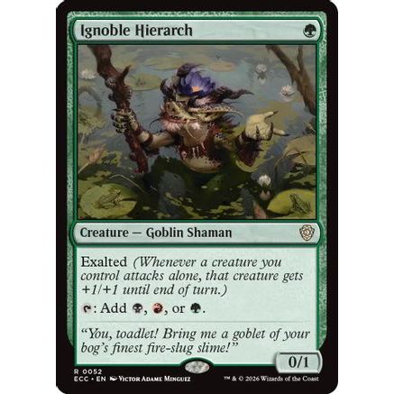Ignoble Hierarch (ECC-052) - Commander: Lorwyn Eclipsed