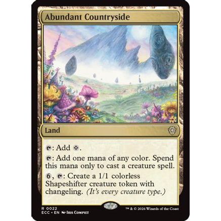 Abundant Countryside (ECC-022) - Commander: Lorwyn Eclipsed